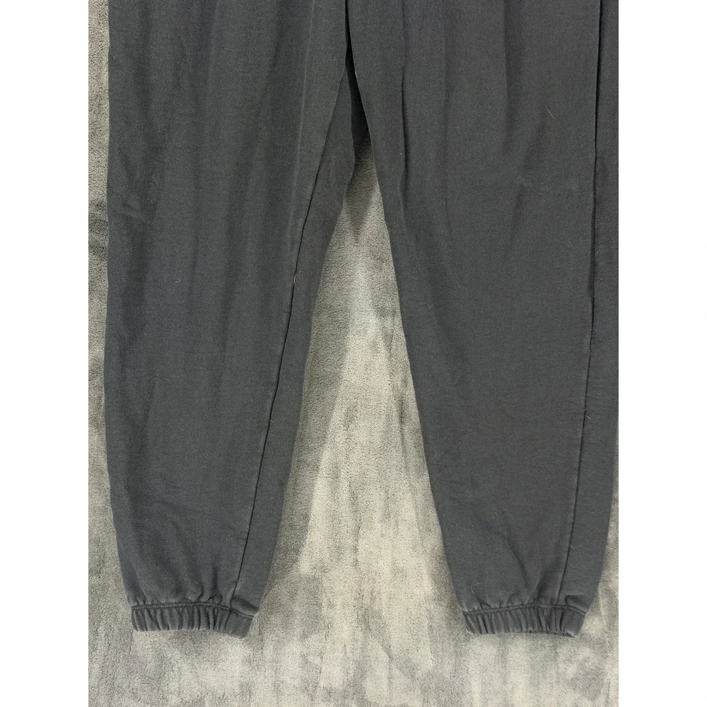 Jordan‎ Flight Fleece Pants Mens Large Black Washed Joggers DQ7468-010 Cotton